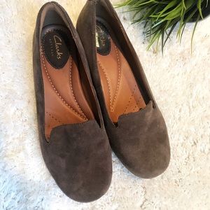 Clark Women’s Brown Concert Jazz Ballet Flat